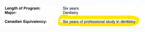 Example from WES report